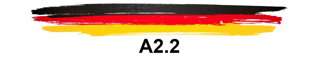 Герман хэлний ахисан анхан шат -A2.2