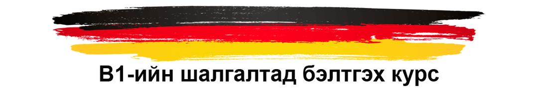 В1-ийн шалгалтад бэлтгэх курс